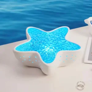 Starfish LED Projector Lamp, Ocean Wave Table Lamp